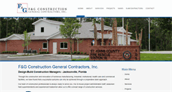 Desktop Screenshot of fandgconstruction.com