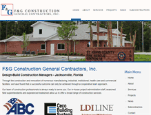 Tablet Screenshot of fandgconstruction.com